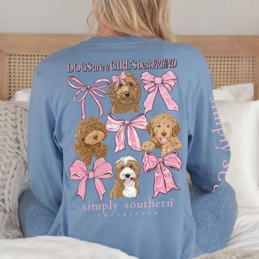 Simply Southern Dogs Are A Girls Best Friend Long Sleeve Shirt