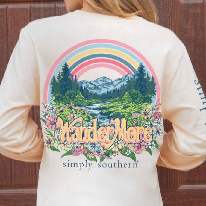 Simply Southern Wander More Long Sleeve Shirt