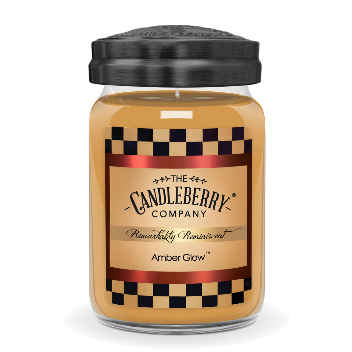 Candleberry Amber Glow Large Jar Candle