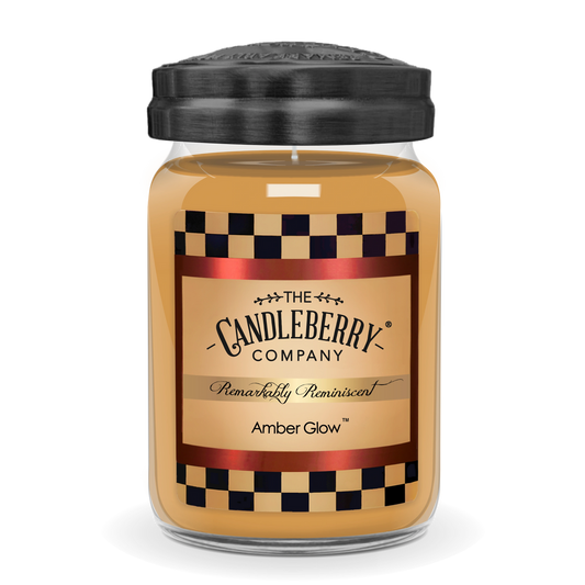 Candleberry Amber Glow Large Jar Candle