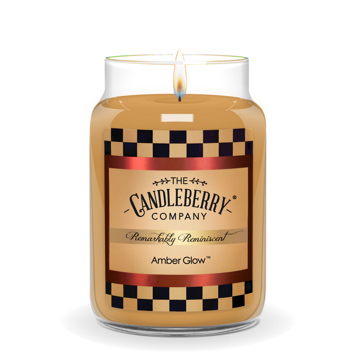 Candleberry Amber Glow Large Jar Candle