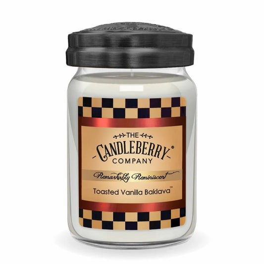 Candleberry Toasted Vanilla Baklava Large Jar Candle