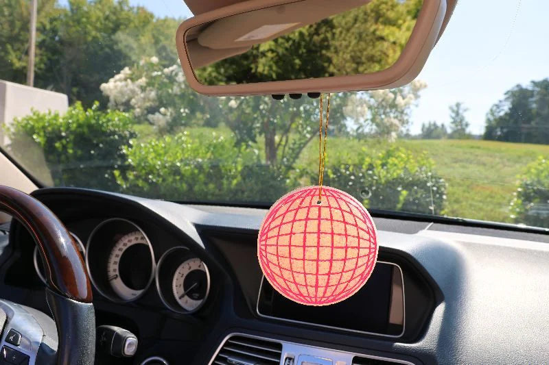 Simply Southern Air Freshiez Pink Disco Ball Air Freshener