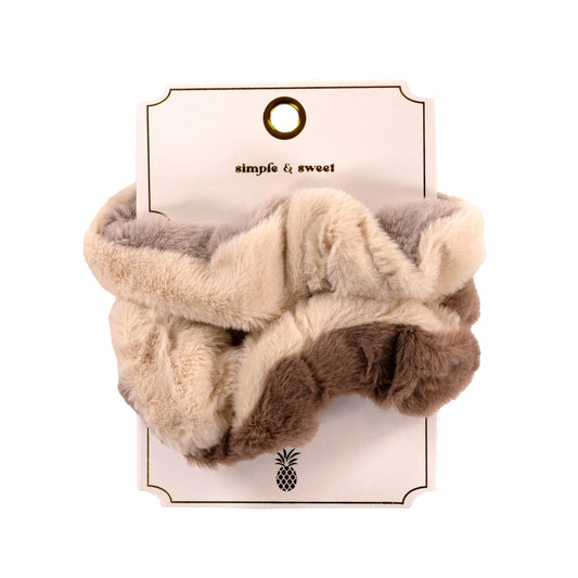 Simply Southern Hair Band Accessories- Cream Fuzzy