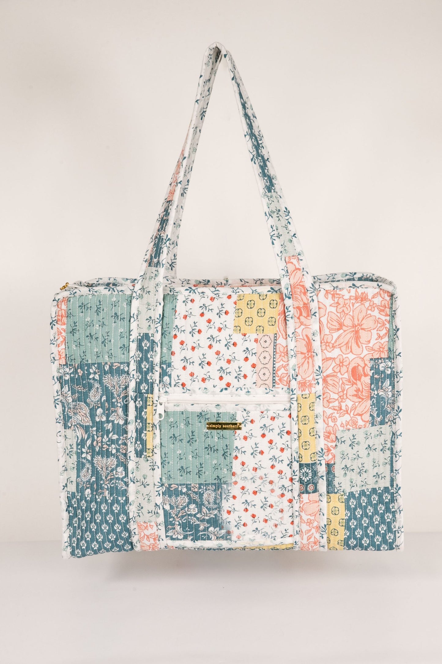 Simply Southern Quilt Pattern Quilted Tote Bag