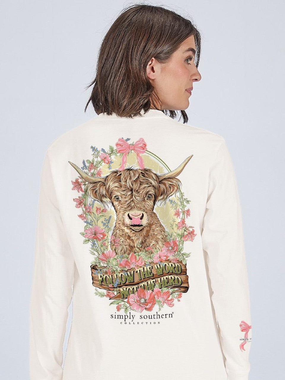 Simply Southern Follow The Word Not The Herd Long Sleeve Shirt