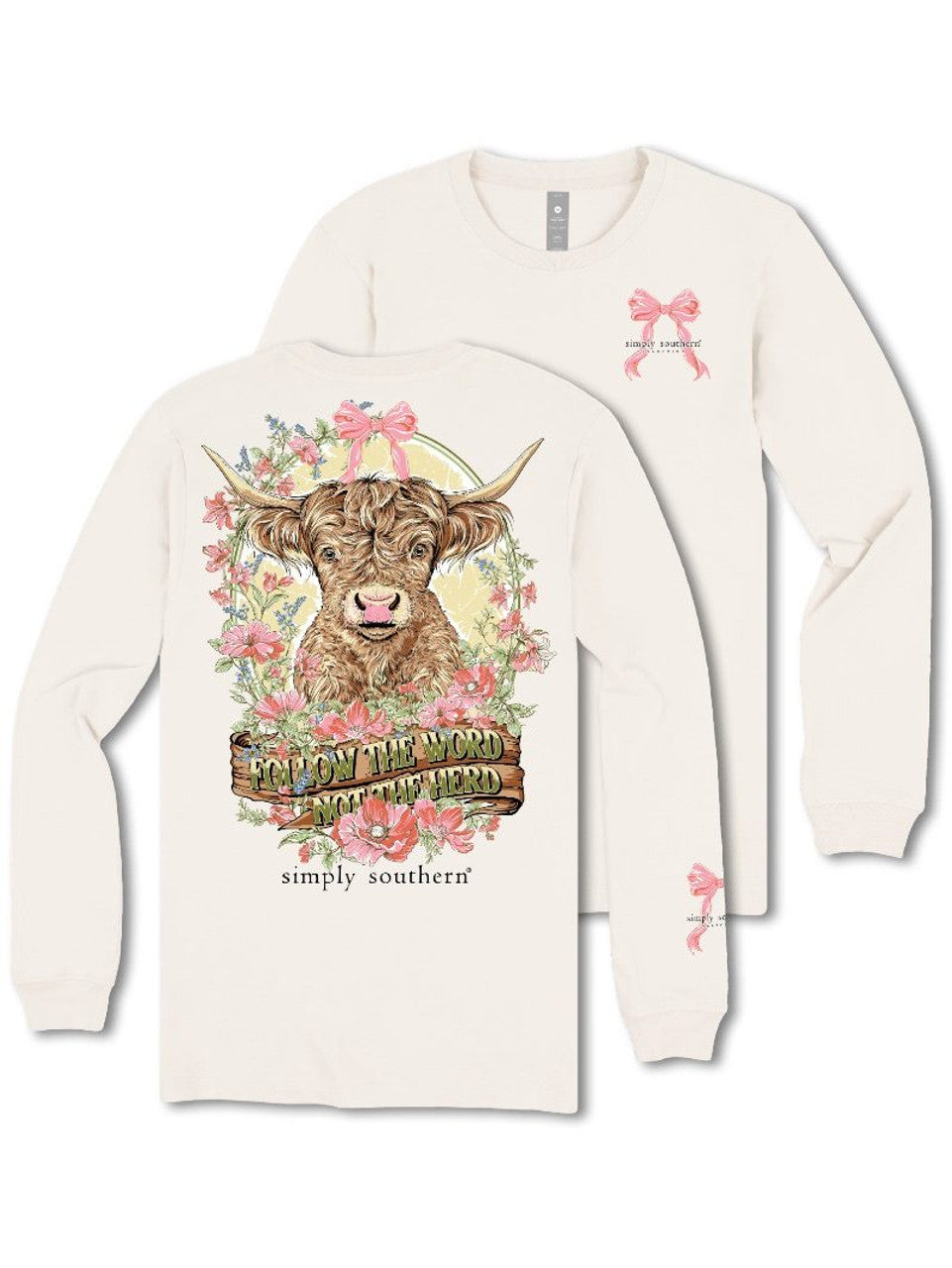 Simply Southern Follow The Word Not The Herd Long Sleeve Shirt