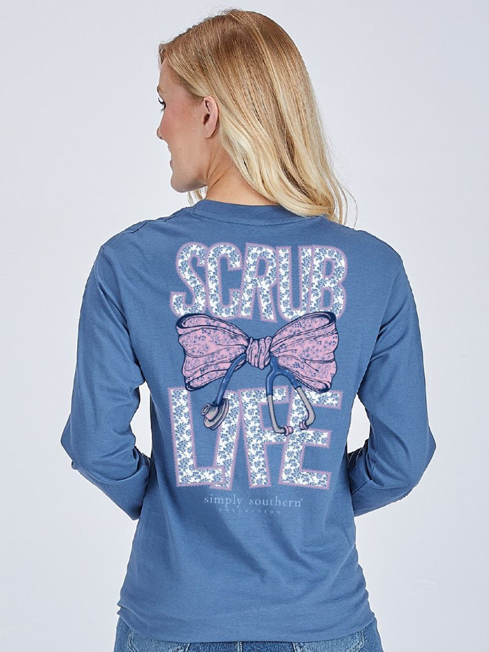 Simply Southern Scrub Life Long Sleeve Shirt
