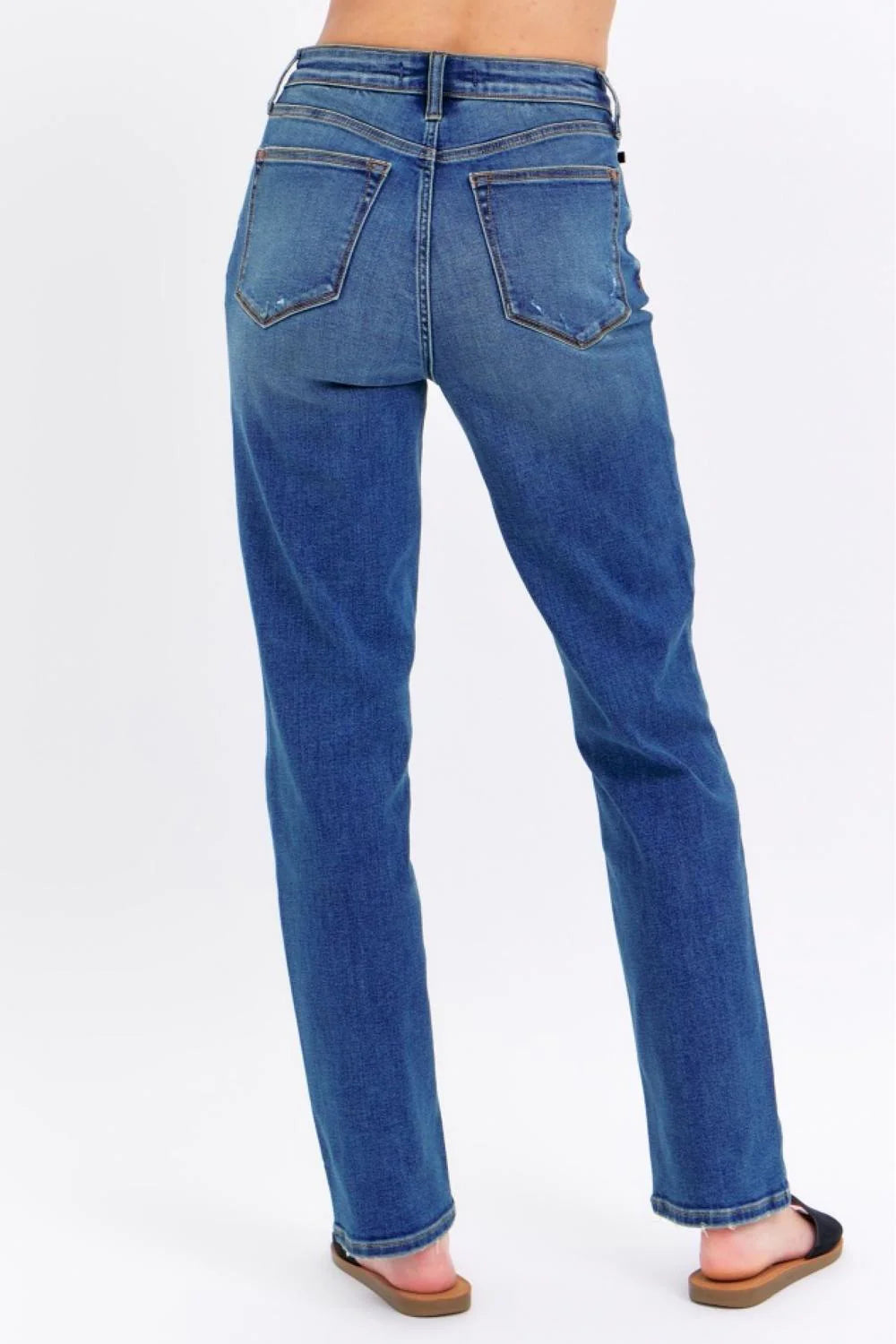 Judy Blue High Waist Straight Denim Jeans