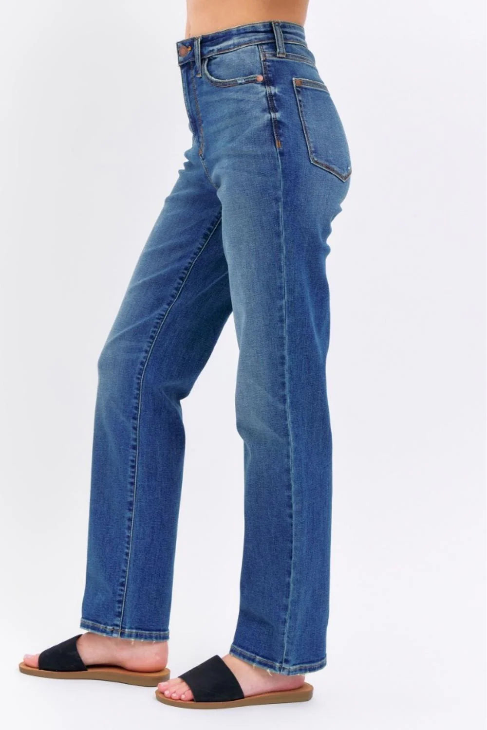 Judy Blue High Waist Straight Denim Jeans