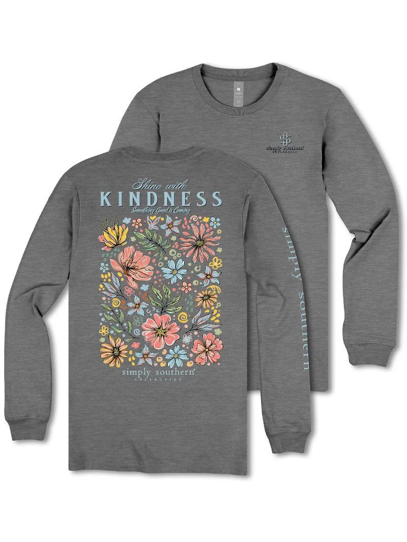 Simply Southern Shine With Kindness Long Sleeve Shirt