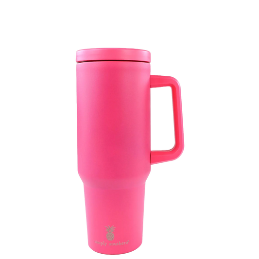 Simply Southern 40oz Solid Pink Tumbler