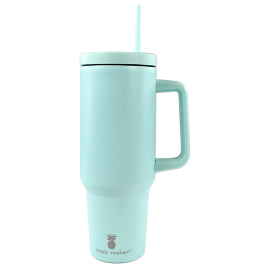 Simply Southern 40oz Solid Mint Tumbler