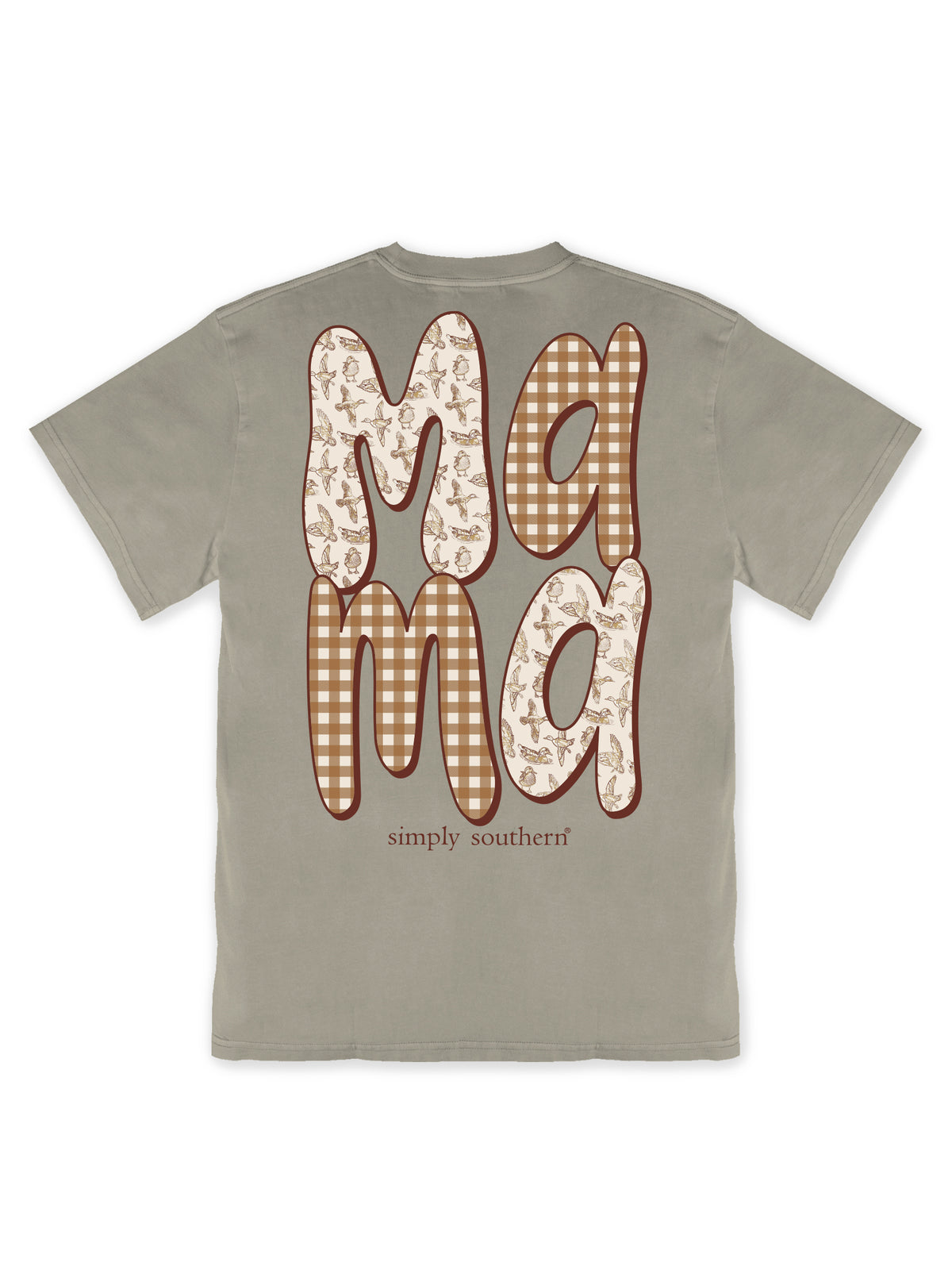 Simply Southern Mama Duck Mineral Wash Short Sleeve Shirt