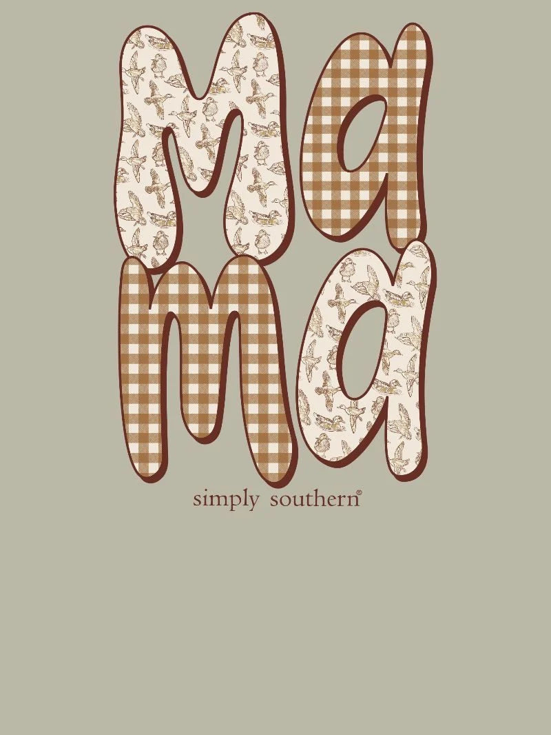 Simply Southern Mama Duck Mineral Wash Short Sleeve Shirt