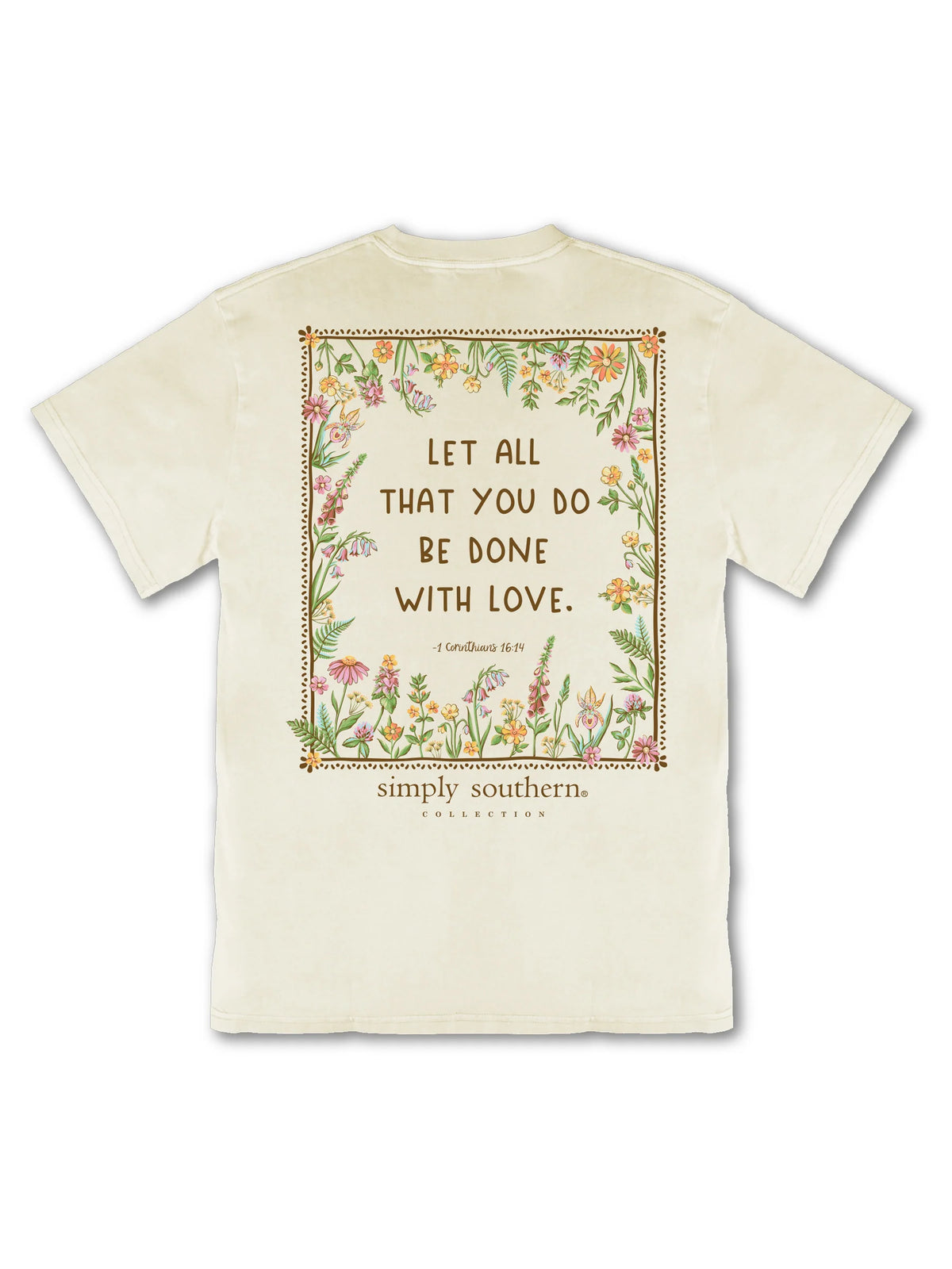 Simply Southern Done With Love Mineral Wash Short Sleeve Shirt
