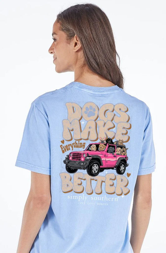 Simply Southern Dogs Make Everything Better T-Shirt