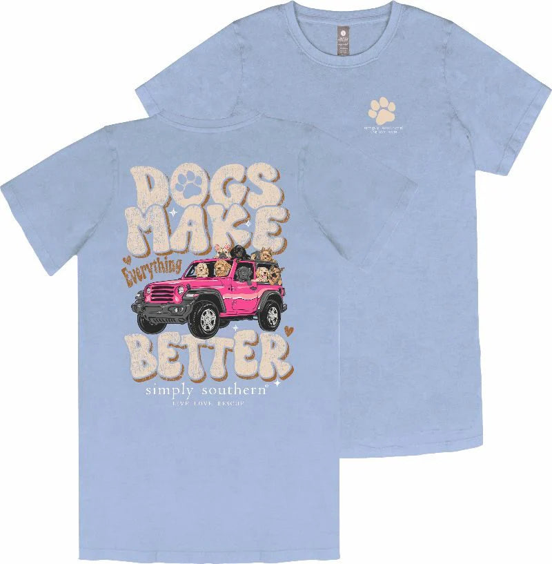 Simply Southern Dogs Make Everything Better T-Shirt