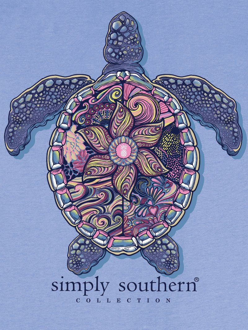 Simply Southern Mandala Wave Turtle Tracker T-Shirt