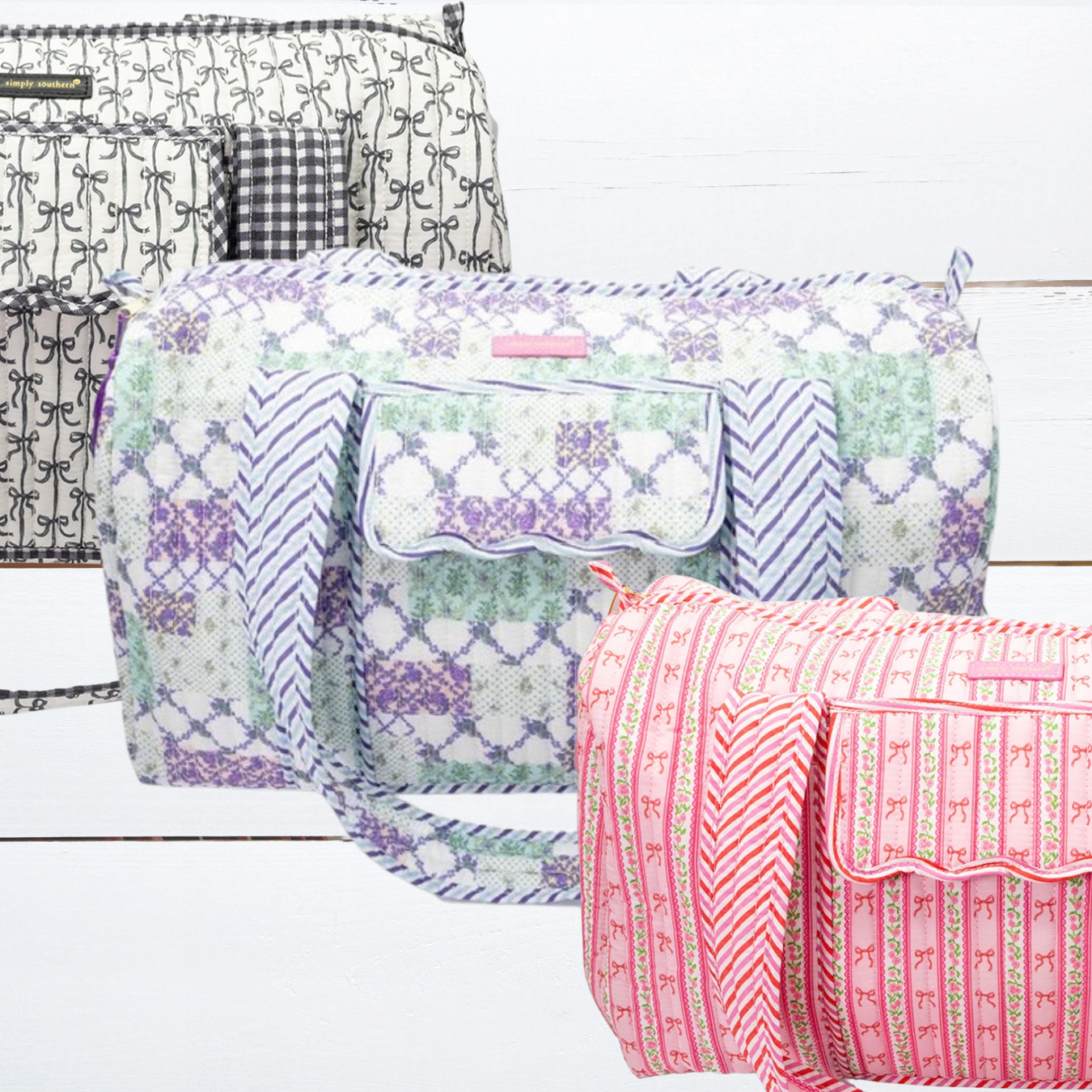 Simply Southern Quilted Duffle Bag