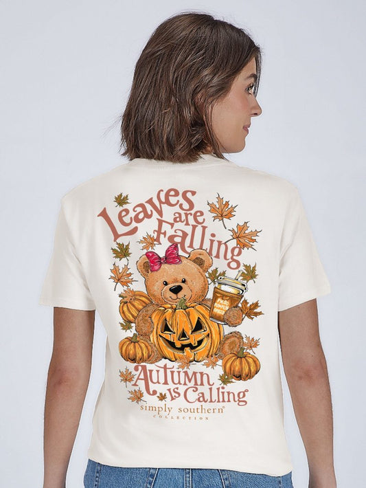 Simply Southern Autumn Teddy Bear T-Shirt