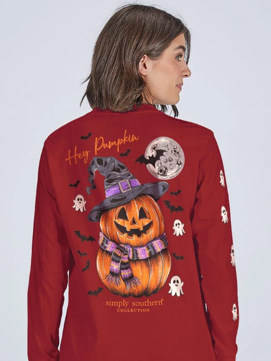 Simply Southern Hey Pumpkin long Sleeve Shirt