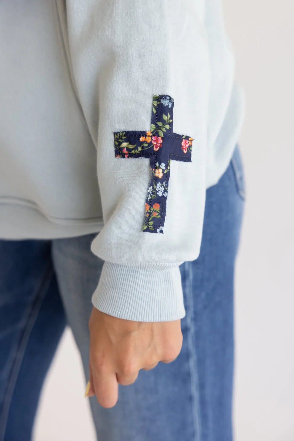 Simply Southern WWJD Charm Applique Hoodie