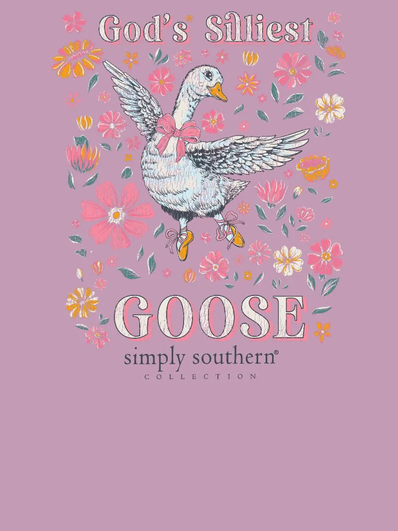 Simply Southern God’s Silliest Goose Short Sleeve Shirt