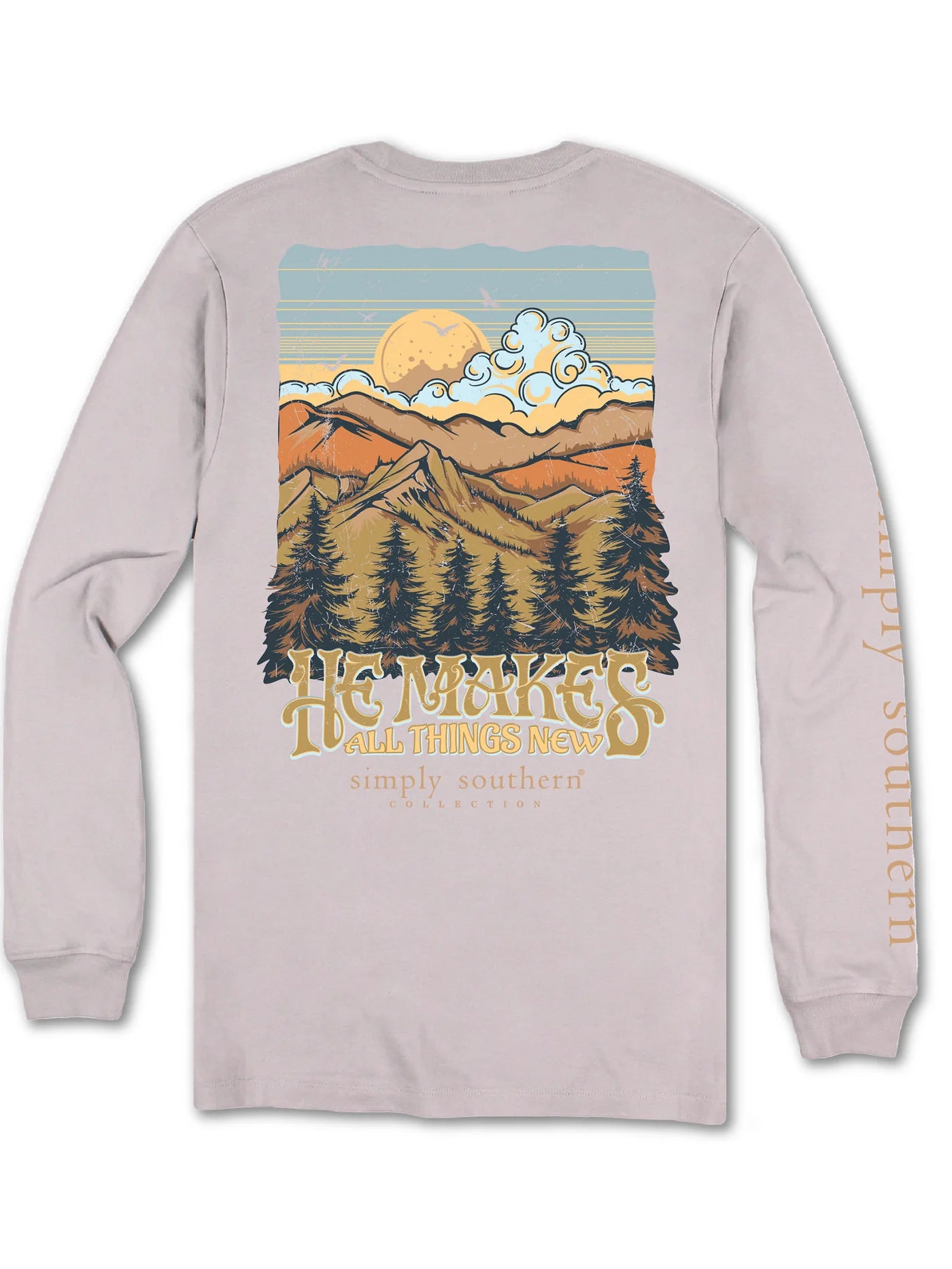 Simply Southern He Makes All Long Sleeve Shirt