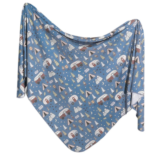 Copper Pearl Bridger Knit Blanket Single
