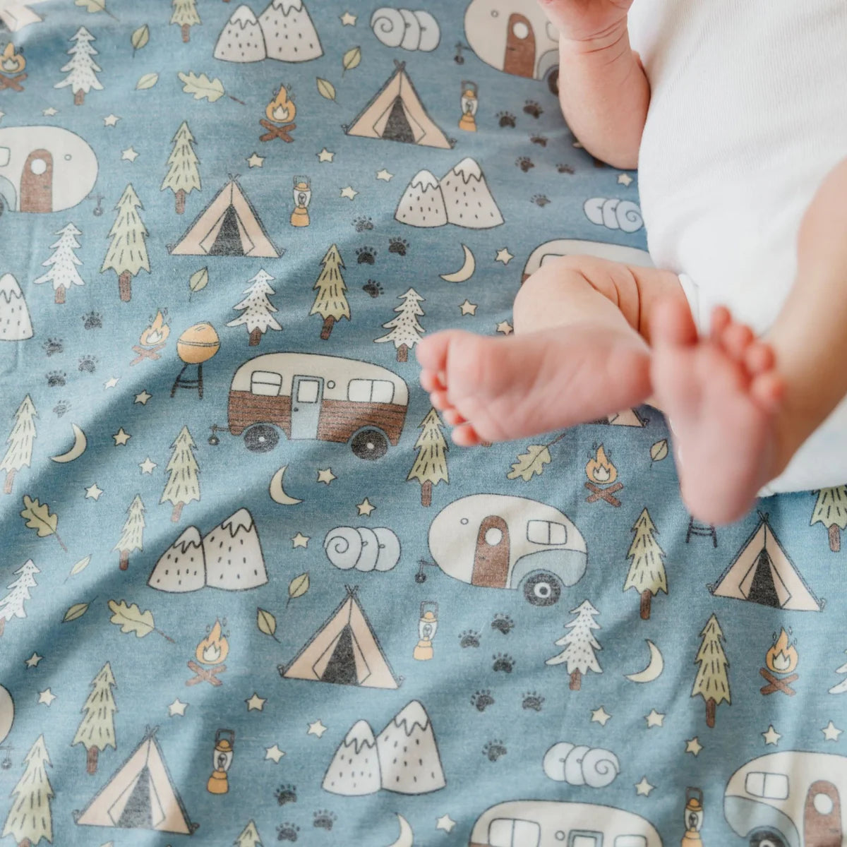 Copper Pearl Bridger Knit Blanket Single