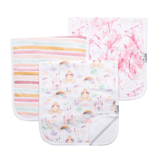 Copper Pearl Enchanted Burp Cloth Set