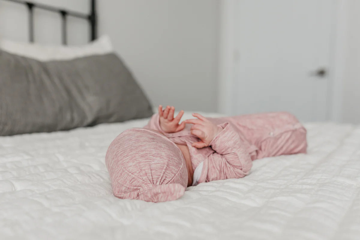 Copper Pearl Maeve Top Knot Hat 0-4mo