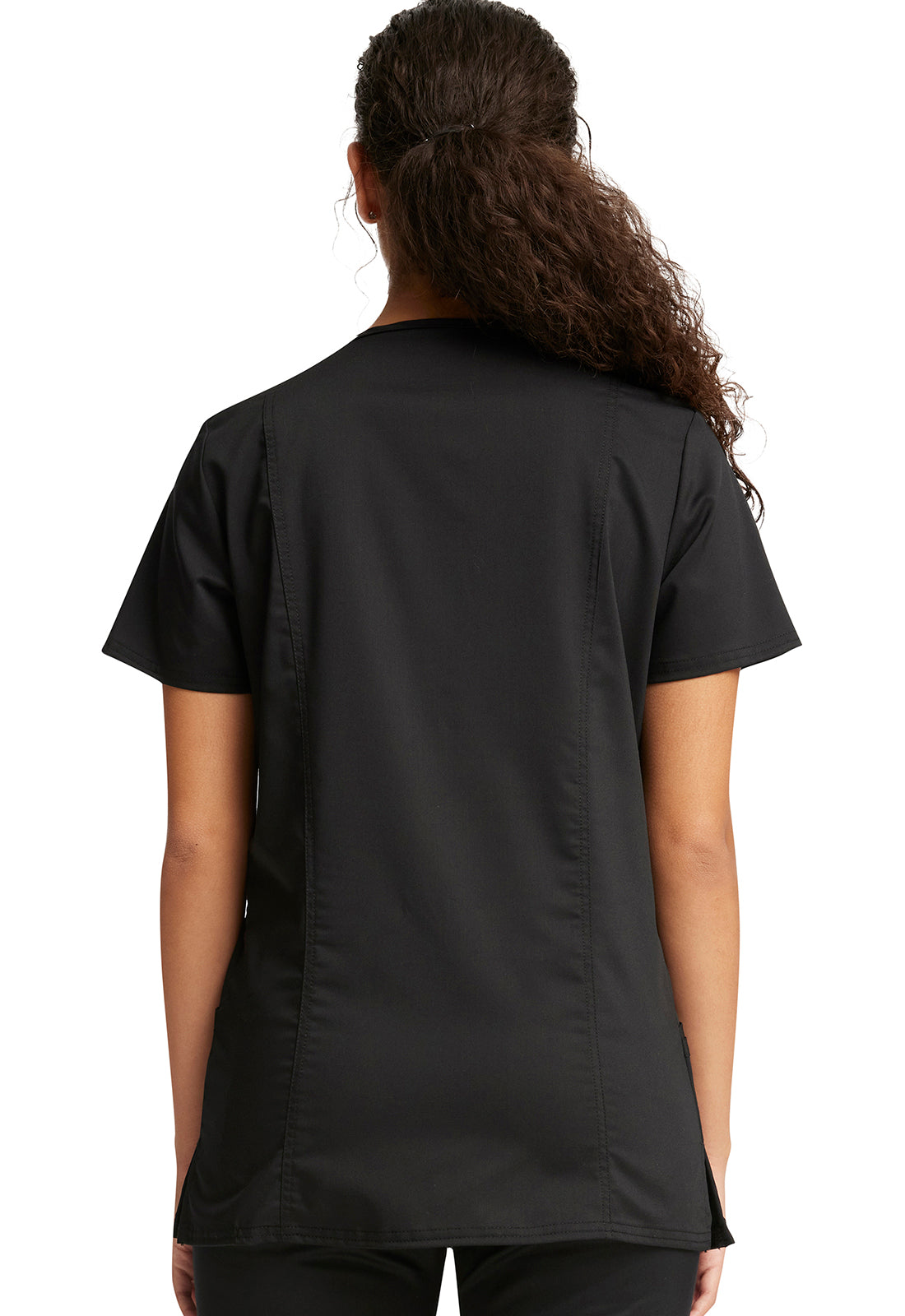 Workwear Revolution V-Neck Top - WW620-Black