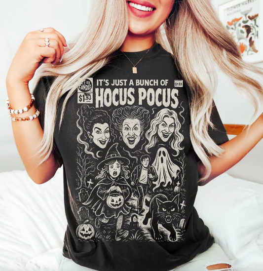 Hocus Pocus Black Comfort Color Tee