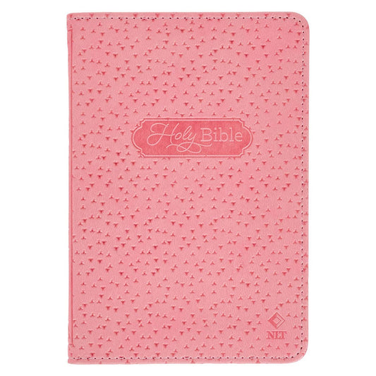 NLT Infant New Testament Pink Faux leather Bible