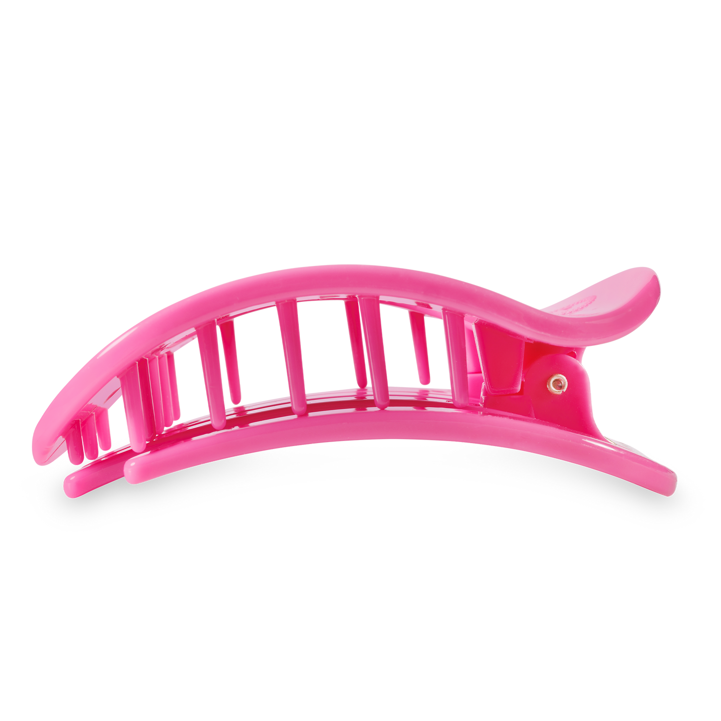 Paradise Pink Large Flat Round Hair Clip