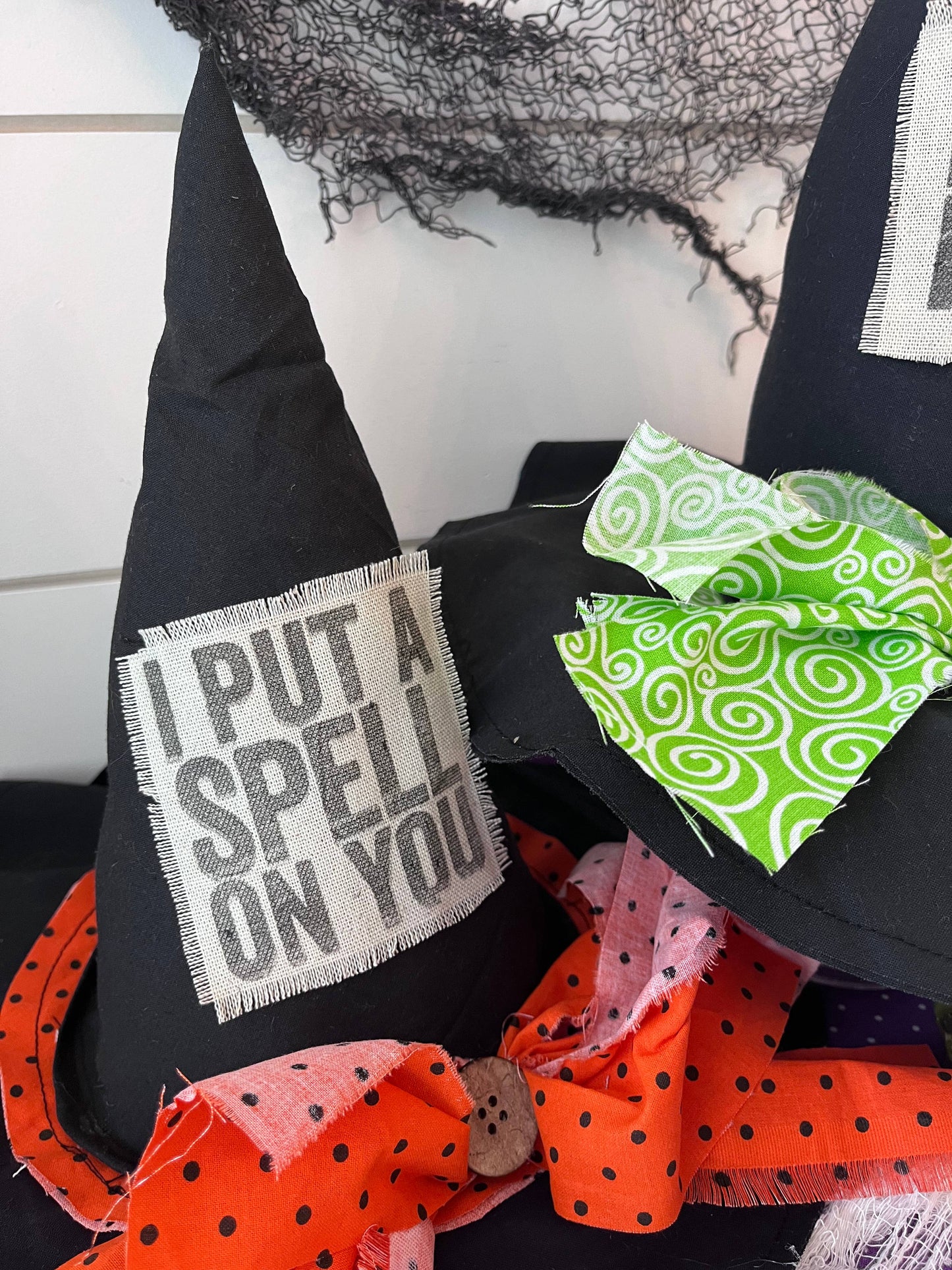 Primitive Witch Hat, Handmade Halloween Home Decor: I Put a Spell on You