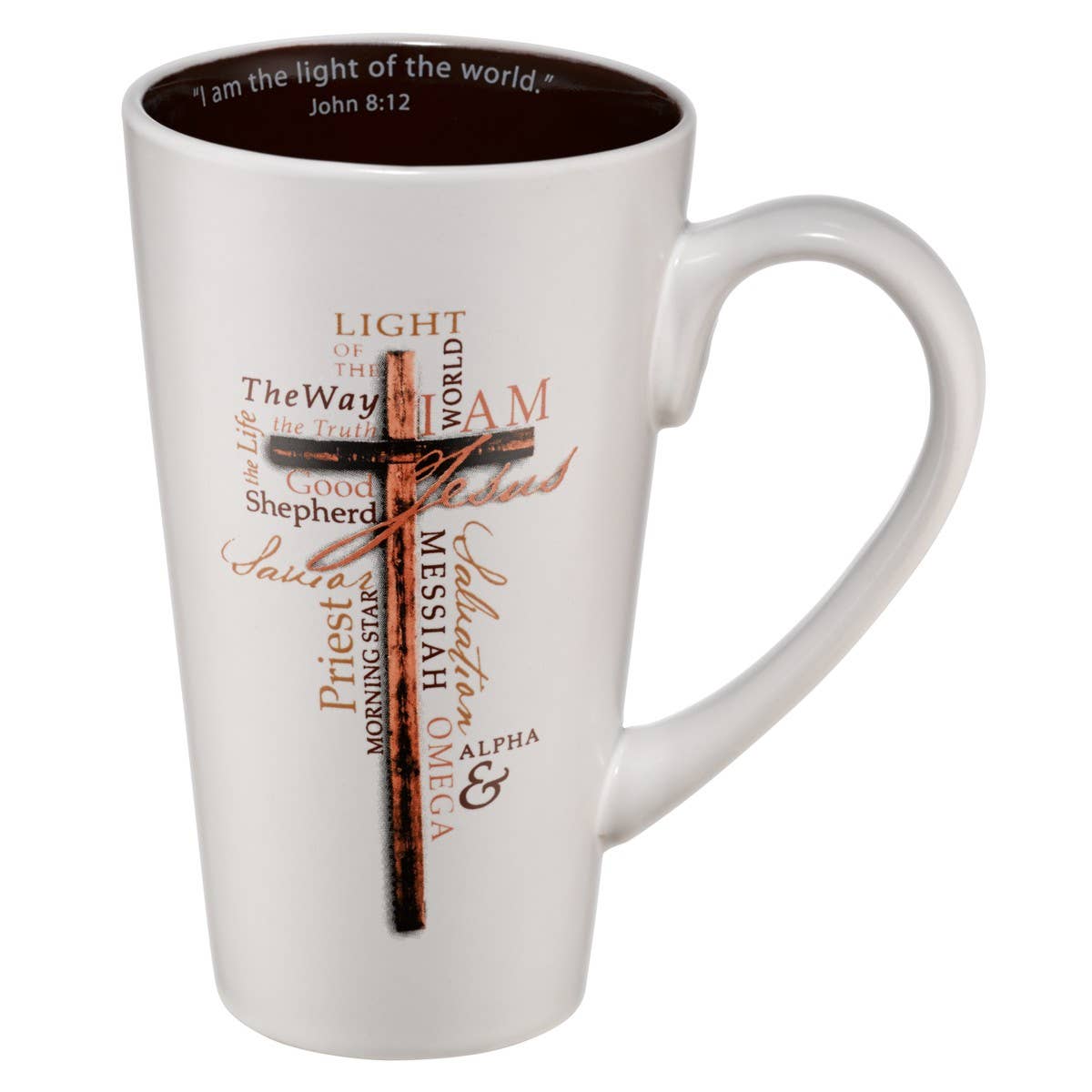 Cross Light of the World John 8:12 Mug