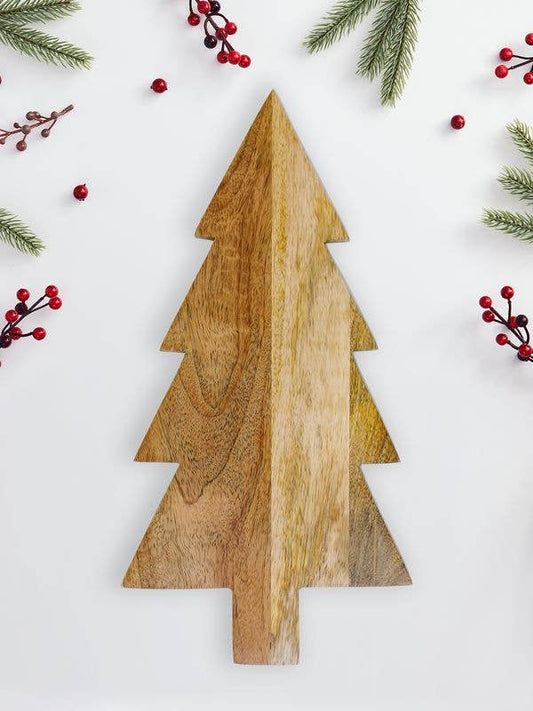 Christmas Tree Serving Board