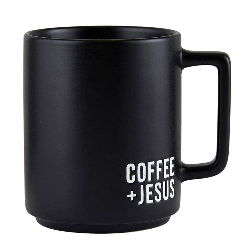 Coffee + Jesus Matte Cafe Mug