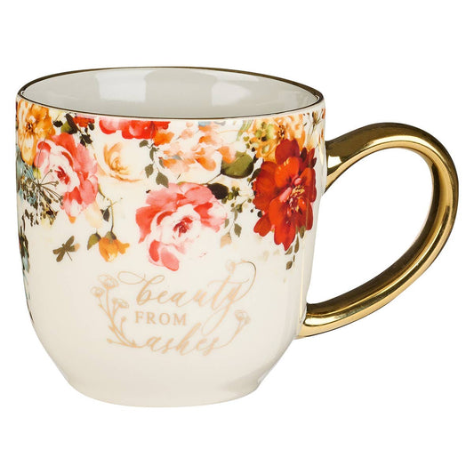 Floral Beauty from the Ashes Isa. 61:3 Mug