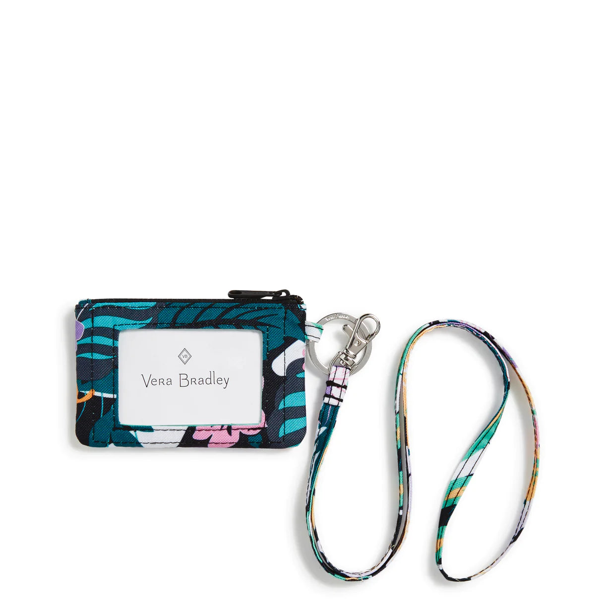 ReActive Zip ID Lanyard - Island Floral