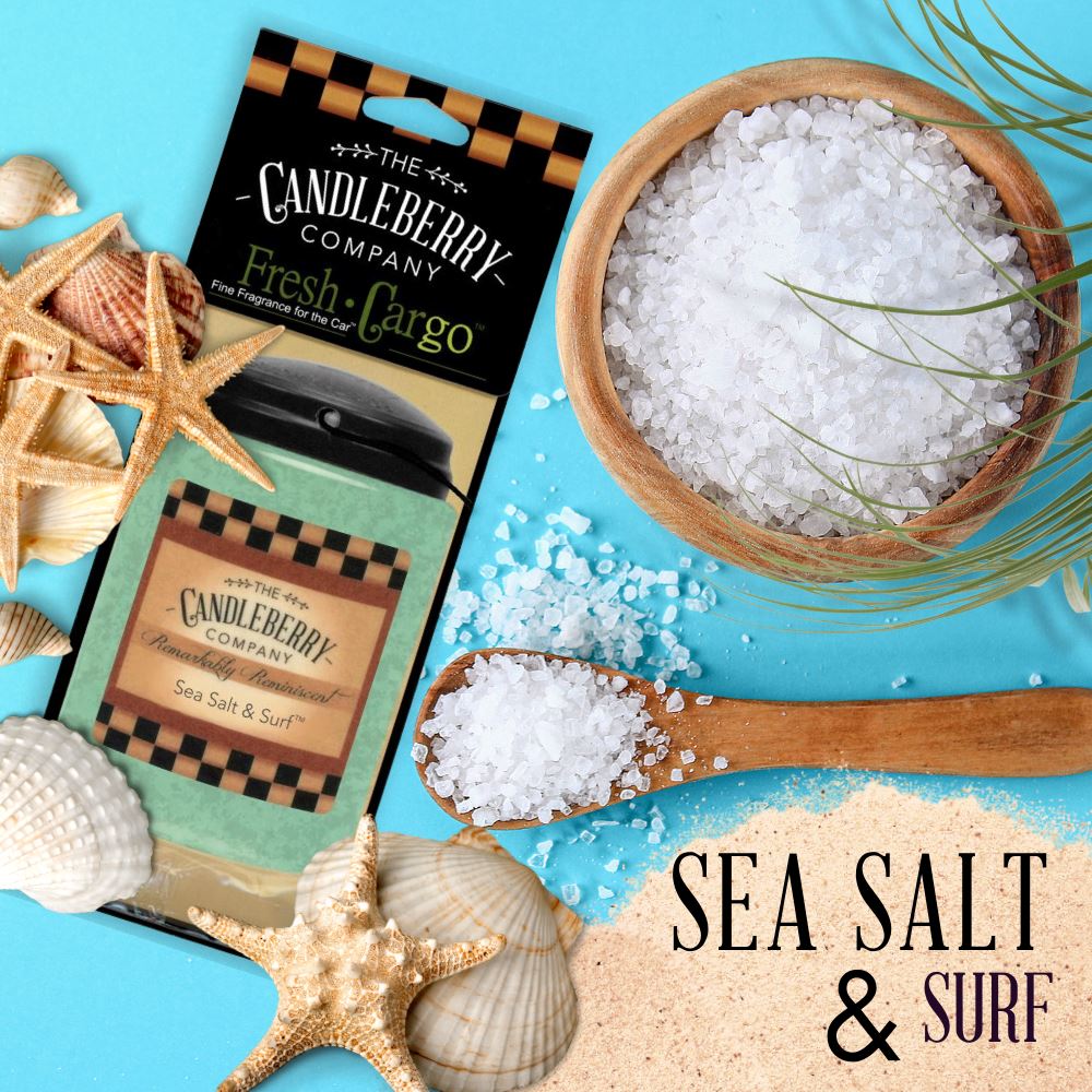 Candleberry Sea Salt & Surf Car Freshener