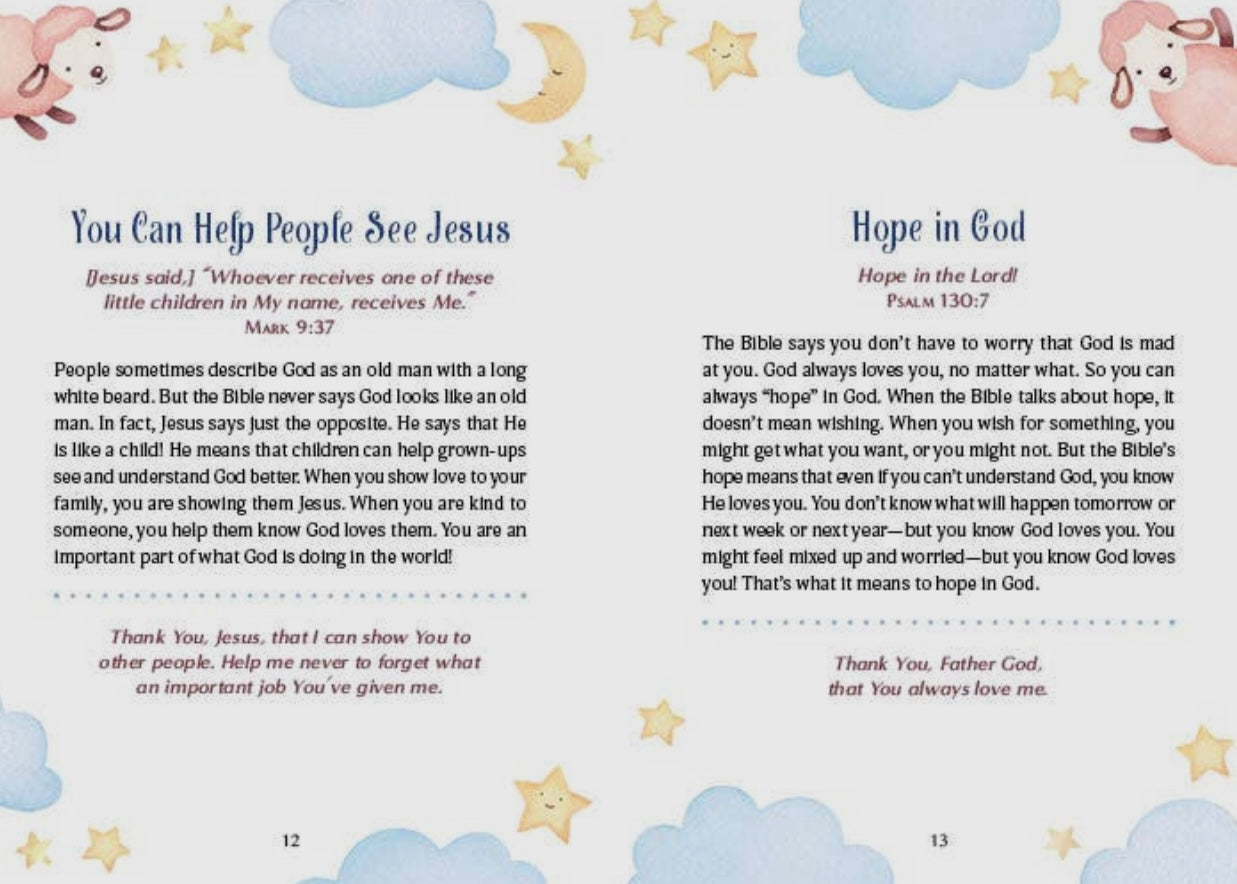 3-Minute Bedtime Devotions for Little Hearts