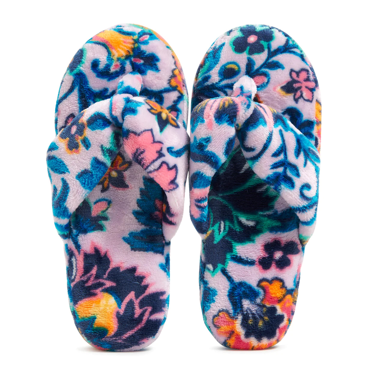 Fleece Flip Flops - Cloud Vine Multi