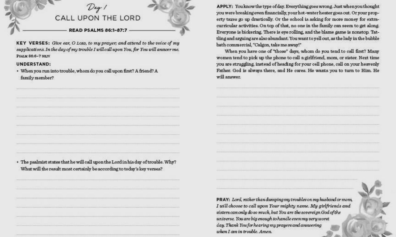 The Daily 5-Minute Bible Study Journal for Women