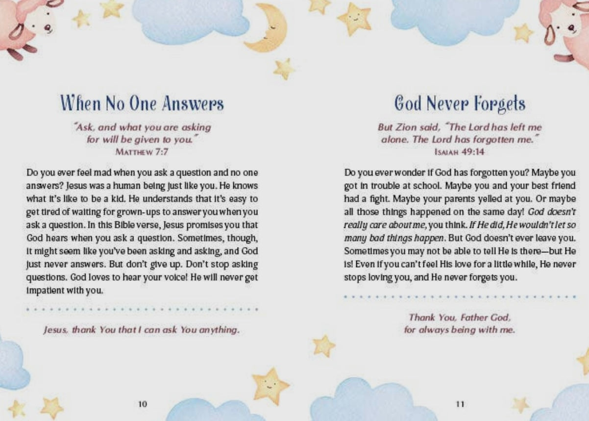 3-Minute Bedtime Devotions for Little Hearts