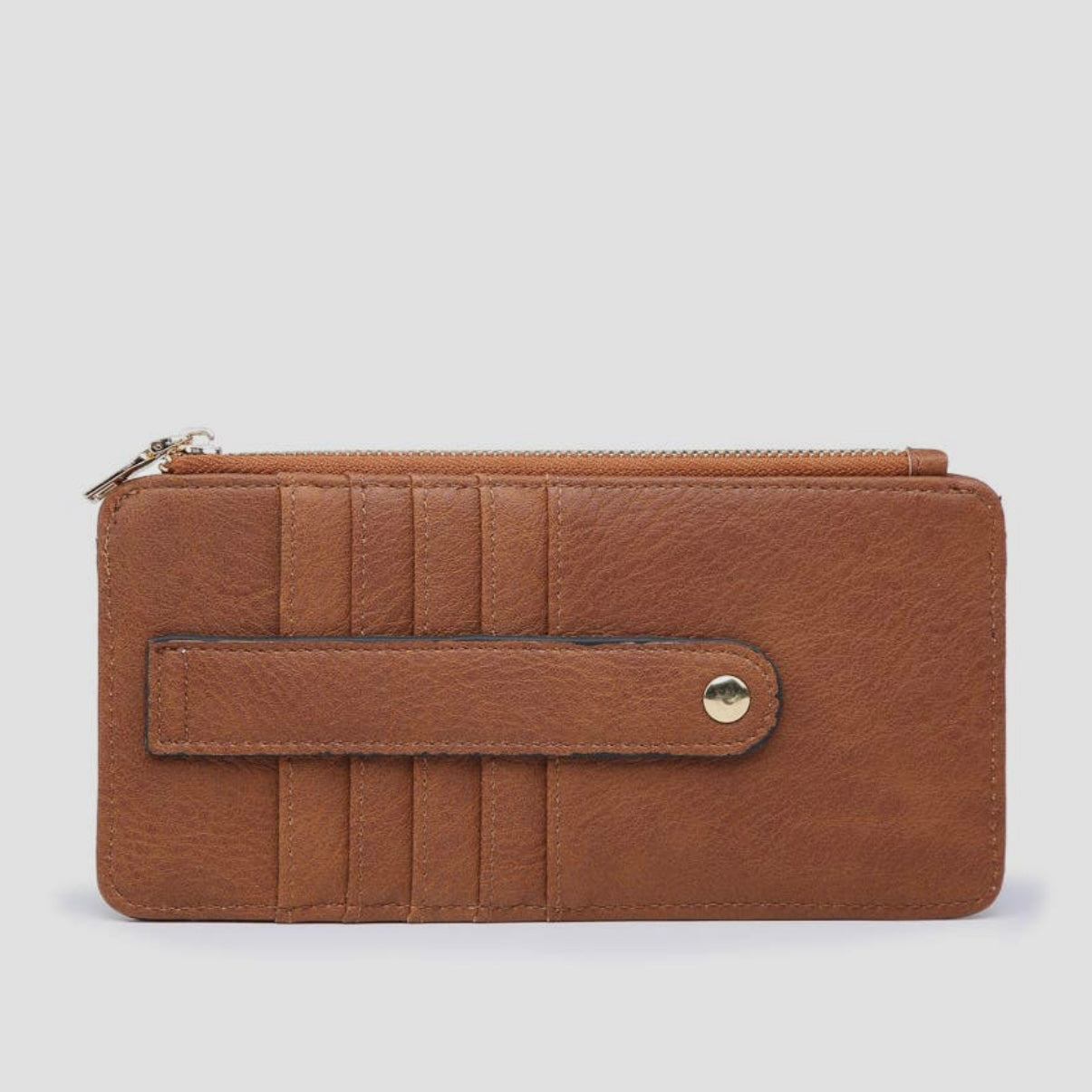 Jen & Co. Saige Slim Card Holder Wallet - Brown