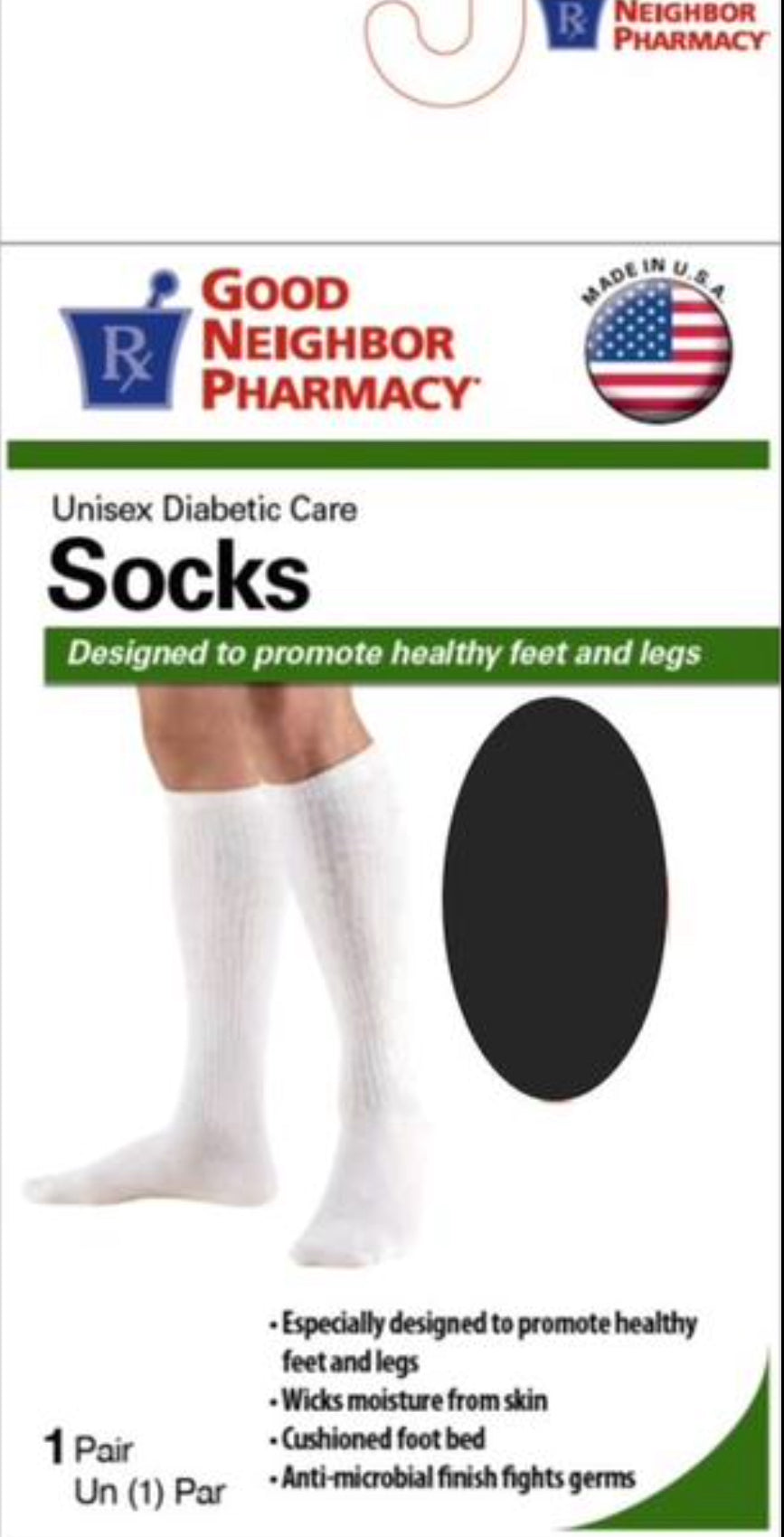 GNP - DIABETIC OVER CALF SOCK